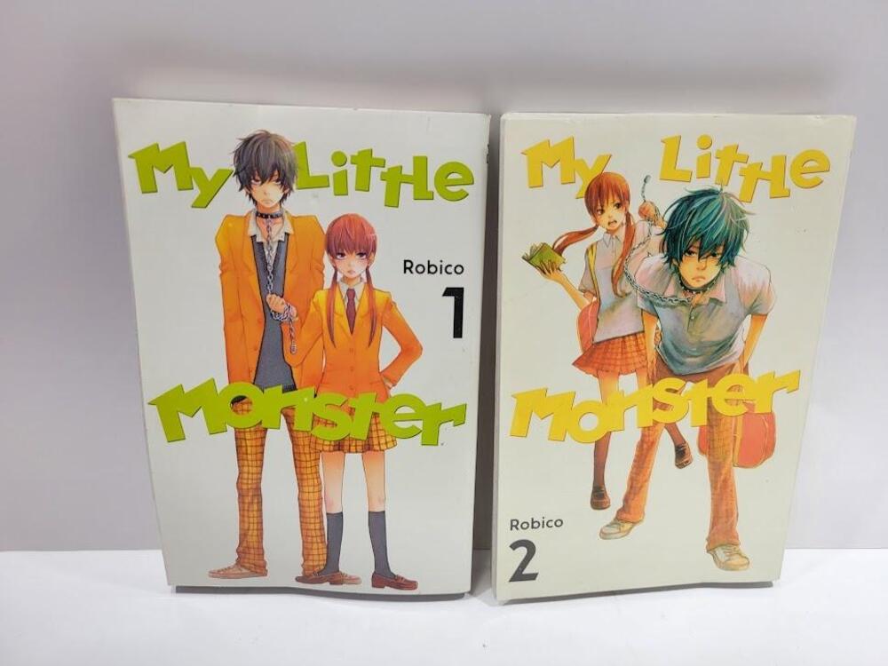 Lot Of (2) My Little Monster Vol 1 2 Robico English Manga Romance PB Illustrated